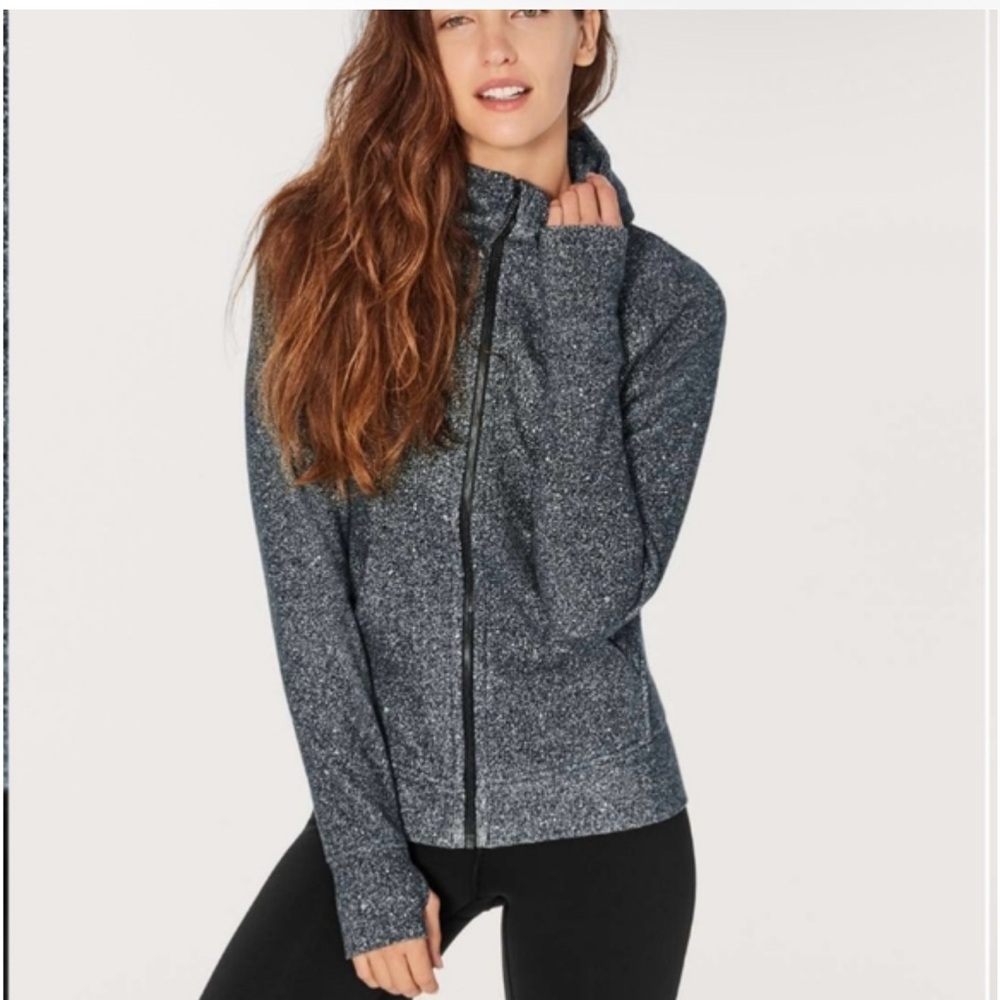 Lululemon Women’s Scuba Hoodie Full Zip Jacket Luminesce Splatter